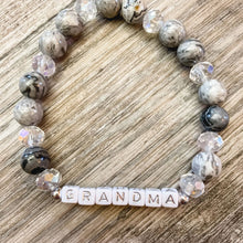 Load image into Gallery viewer, Grey Picasso Jasper Bracelet